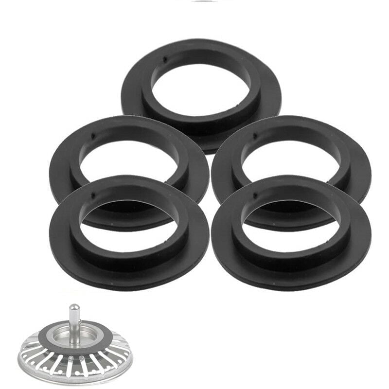 5pcs Bathtub Drain Seal Washer Bathroom Sink Drain Lip Seal Rubber ...