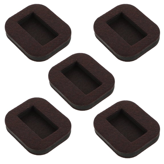 5pcs Bed Stoppers Felt Furniture Pads Furniture Wheel Stoppers Caster Cups