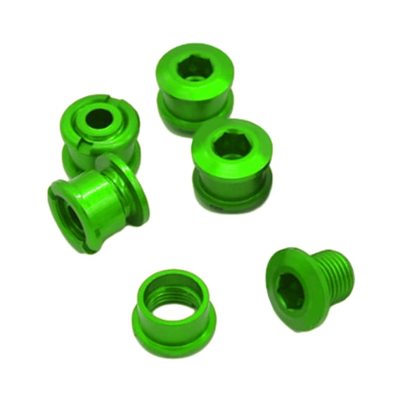 5pcs Bicycles Chainring Bolts,Aluminum Alloy Single Speed Chainring Bolts Mountain Bike Chainwheel Bolts Accessories