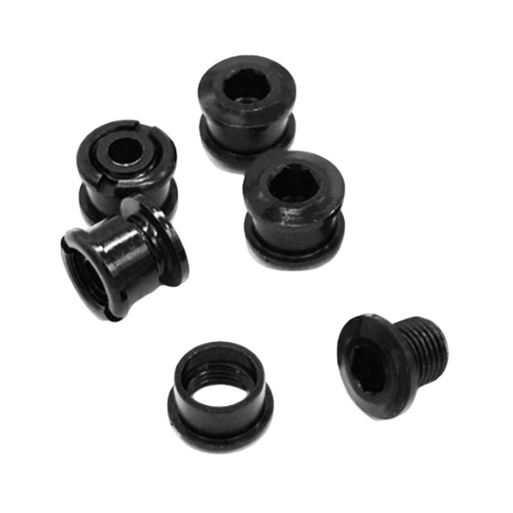 5pcs Bicycles Chainring Bolts,Aluminum Alloy Single Speed Chainring Bolts Mountain Bike Chainwheel Bolts Accessories