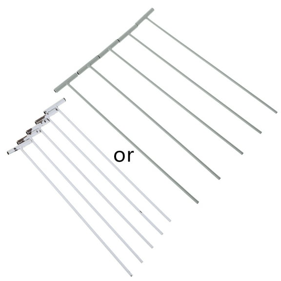 5 Pieces for Cage T-Shaped Bars for Bird Trap Entrance Iron Wires Curtain Iron T-shaped Bars Removable Met