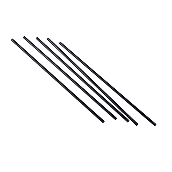 5pcs Black Carbon Rod Model Building Diorama Scenery 4mm OD