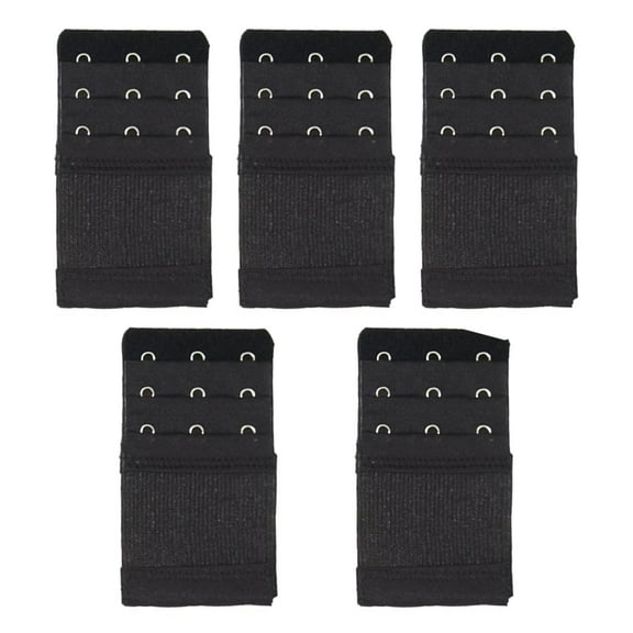 5pcs Black bra-Back extender 3/4”