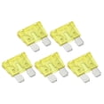 thumbnail image 1 of 5pcs Blade Style Fuses 20A Blade Style Fuses for Automotive Car Boat Truck SUV RV Motorcycle Yellow, 1 of 6