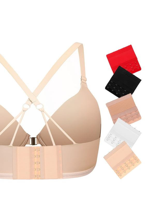 Phenofice Bra Extenders Women Adjustable Length Polyester 5Pcs
