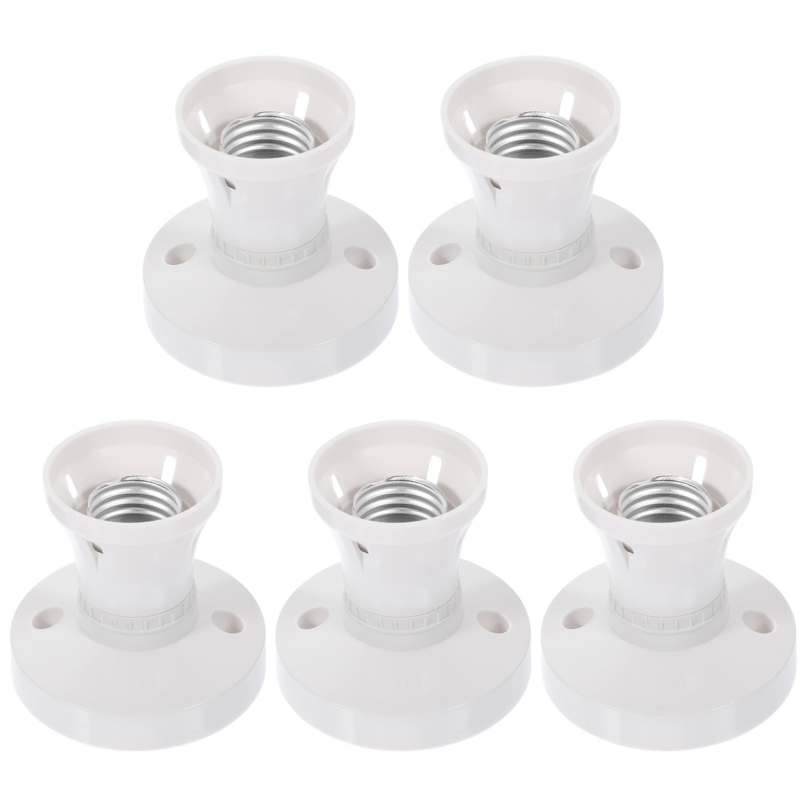 5pcs Bulb Adapters Chandelier Lamp Base Fittings Ceiling Light Socket