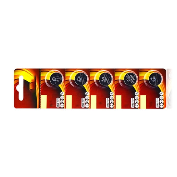 5pcs Button Cell 3V CR1632/1625/1620/1616 for Car Key Remote and More Efficient Watch Batteries Button