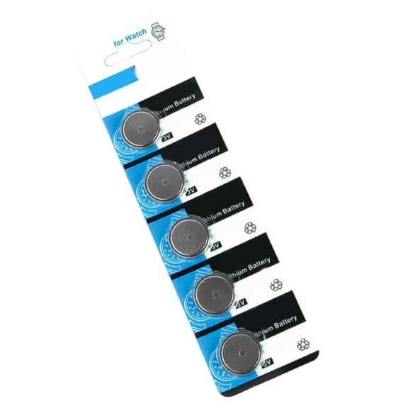 5pcs Button Cell 3V for Car Key Remote and More 140mAh Capacity Efficient Watch Batteries Button