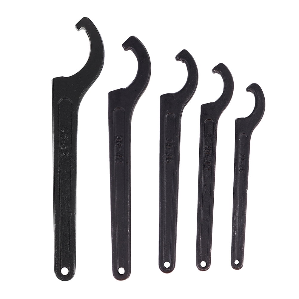 5pcs C-shape Spanner Wrench Multi-functional Wrench Tool for Round Nuts ...