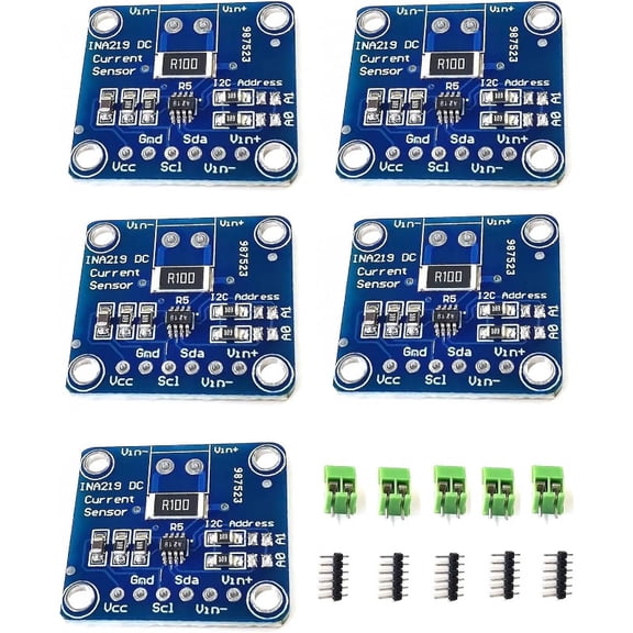 5pcs CJMCU-219 INA219 I2C Interface Zero Drift Bidirectional Current or Power Monitoring Sensor Module for Raspberry Pi Arduino