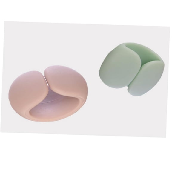 5pcs Cable Organizer Set Multi-function Usb Cable Winder for Earphones Mobile Phone and Data Cords and Reusable Clamps Random Colors