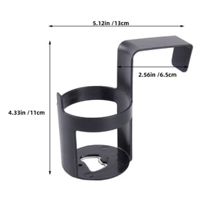5pcs Car Interior Hanging Rack Drinks Holder Plastic Universal Beverage Cup Holder Drink Bottle Rack