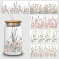 thumbnail image 1 of 5pcs Cartoon Printed Colorful Logo DIY UV DTF Transfer Stickers for Glass Cups, Waterproof Decals, Plastic Self-adhesive Labels for Bottles and Cups Decoration, 1 of 11