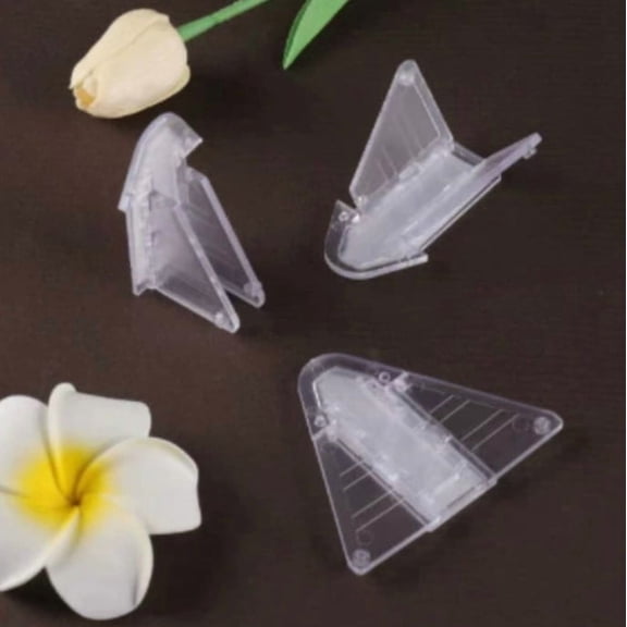 5pcs Child Safety Window Limiter & Sliding Door Wedge Lock - Durable Anti-Skid Design for Home & Office Safety