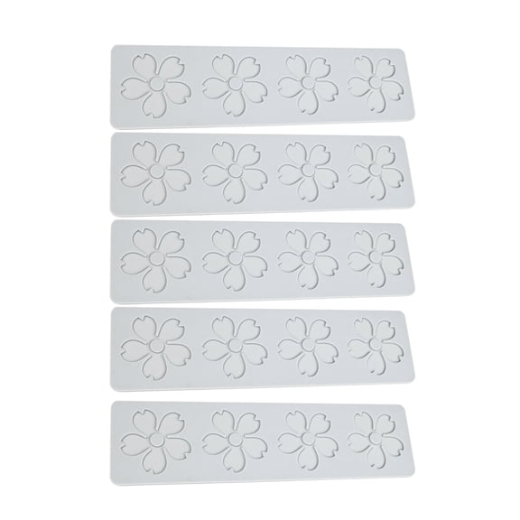 5pcs Chocolate Candy Silicone Molds Flower Petals Pattern Lace Mat Fondant Impressions Mats Cake DecoratingTool Nonstick