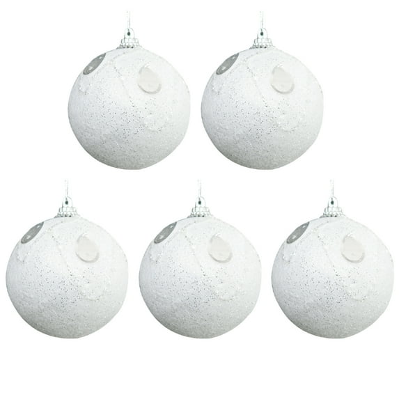 5pcs Christmas Ball Ornaments Props Xmas Ball Pendent Party Supplies