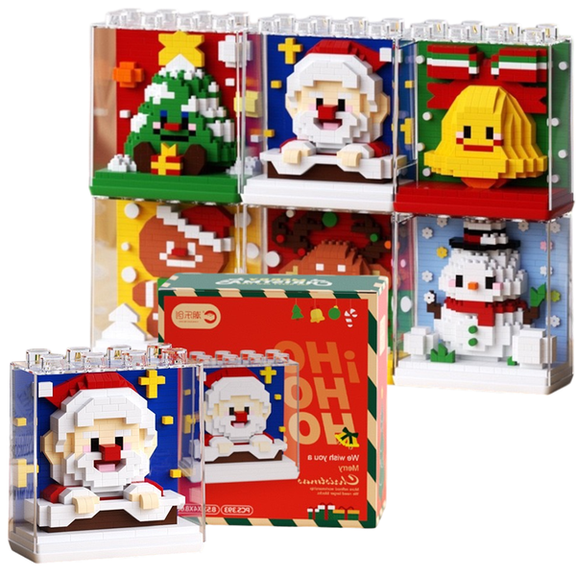 5pcs Christmas Building Block Advent Calendar 2025 Stacking New Toys for Boys Girls Christmas Stocking Stuffers Gifts Holiday Party Favors