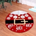 thumbnail image 1 of 5pcs Christmas Decorations Outdoor 80x80cm Fall Decorations for Home Christmas Style Carpet Lazy Wind Carpet-friendly Bedroom Bedside Blanket Strip Stain Window Carpet Tatami Mat Gifts, 1 of 6