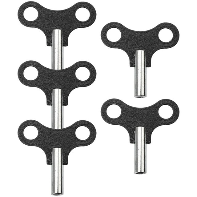 5pcs Clock Winding Keys Metal Clock Keys Clock Repair Kit Clock Winding
