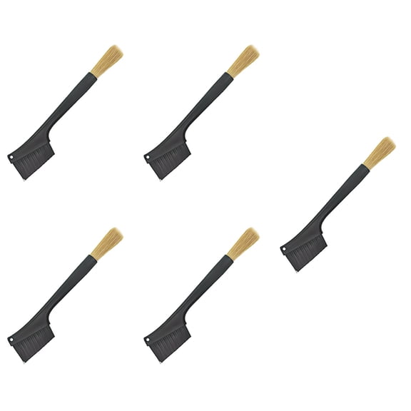 CIMAXIC Espresso Machine Cleaning Brush, Black, Coffee Grinds Remover for Home 5Pcs