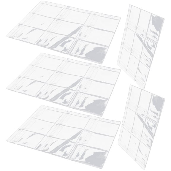 5pcs Coin Collection Sheets 9 Hole Coin Collection Storage Pages Coin Binder Sleeves