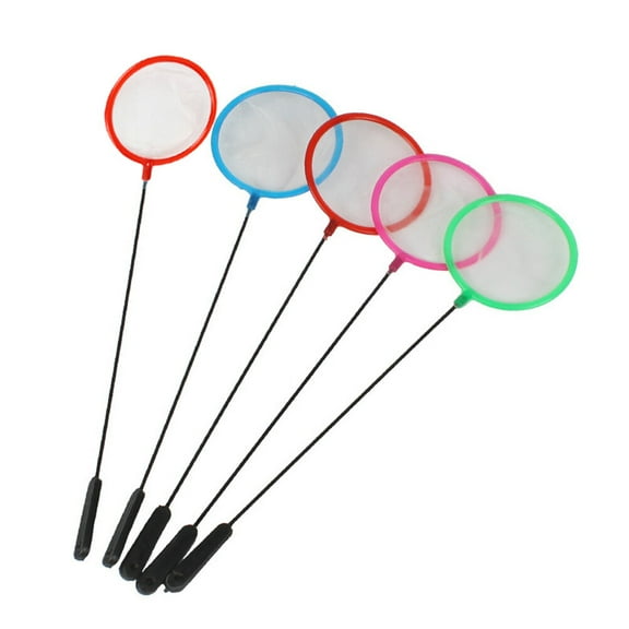 5pcs Creative Fish Aquarium Small Fishing Net Fish Tank Tools (Random Color)