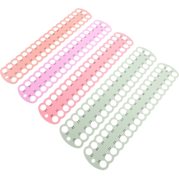 Masteelf 5-Pack Cross Thread Board Holder for Embroidery Floss Storage and Organizer Kit