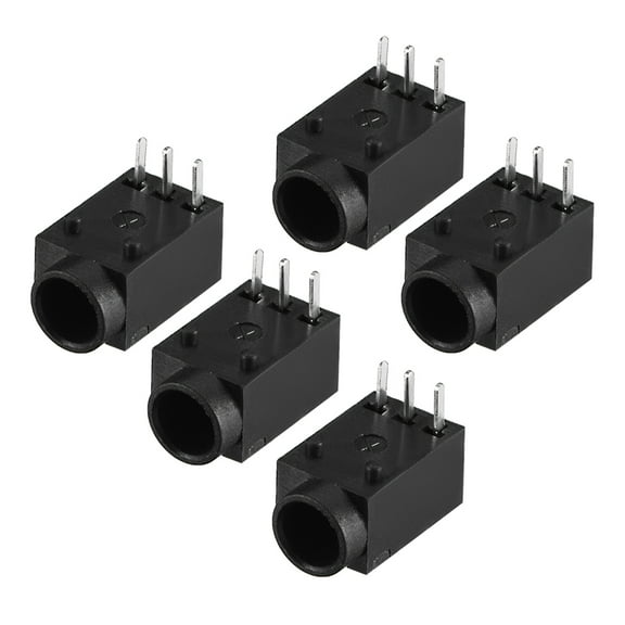 5pcs DC-003A 3.5mmx1.3mm DC Power Jack Plug 3Pin Female Socket Connector