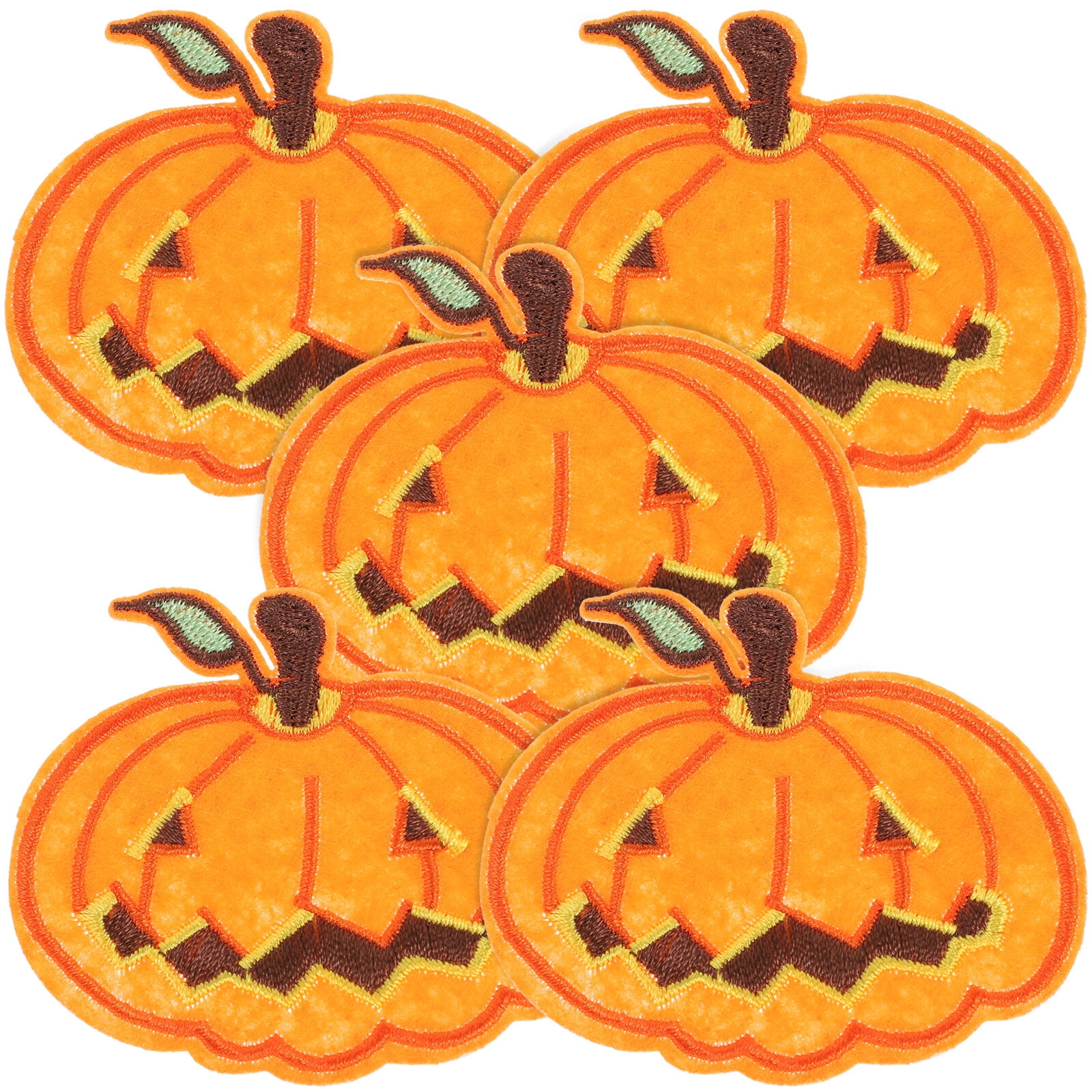 5pcs DIY Halloween Iron on Patch Embroidered Applique Patches Sew on
