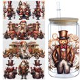 thumbnail image 1 of 5pcs DIY UV DTF Transfer Stickers, For Glass Tumbler, Waterproof Decals, Plastic Adhesive Label For Bottles And Cups Decor No.501, 1 of 6
