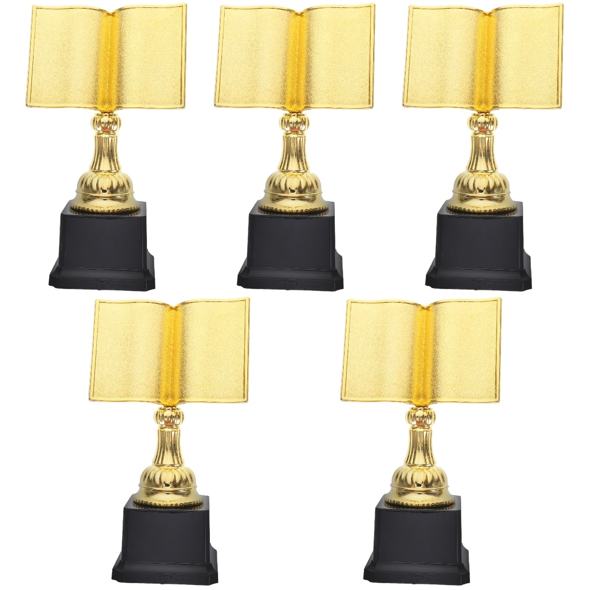 5pcs Delicate Competition Trophy Reading Activity Trophy Chic Trophy Desktop Awards Trophy