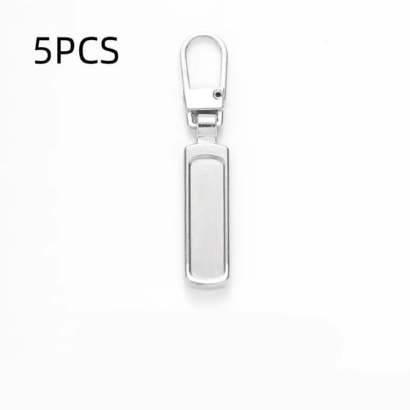 5pcs Detachable Zipper Heads - Durable Replacement Pulls for Sewing DIY Handbags Purses