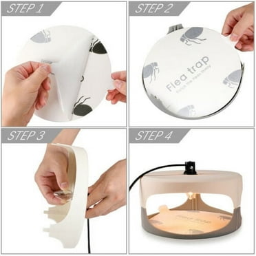 5pcs Disposable Sticker Trapest Sticky Dome Flea Trap Refill Fits Victor Trap