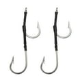 thumbnail image 1 of 5pcs Double Hook Rig for Trolling and Chunking Saltwater Double Trolling Hooks, 1 of 10