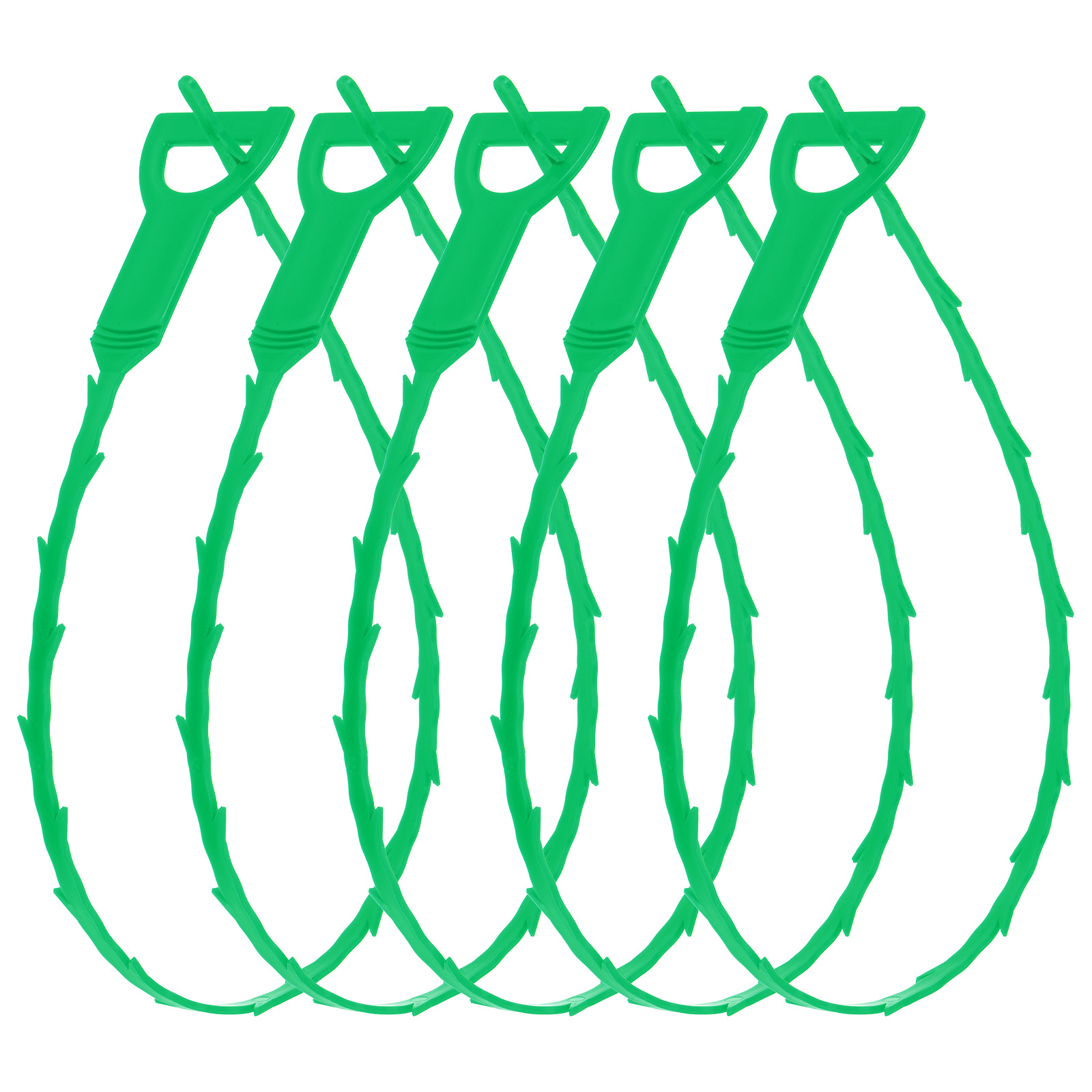 5pcs Drain Clog Remover Tool 20" Drain Auger Shower Clog Remover for