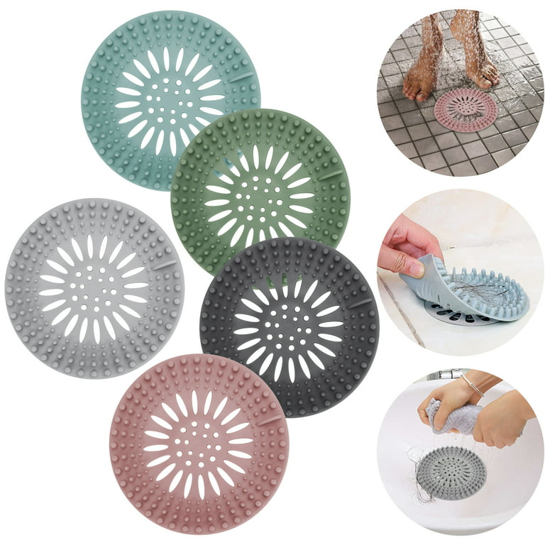 1 Pc Hair Catcher Durable Hair Stopper Shower Drain Covers Easy To Install  And Clean Suit For Bathroom Bathtub And Kitchen