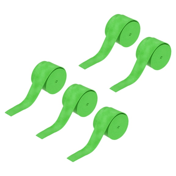5pcs Drum Stick Tape Drumstick Grips Drumstick Wrap Anti Slip 1" Width 43" for Drum Percussion Green