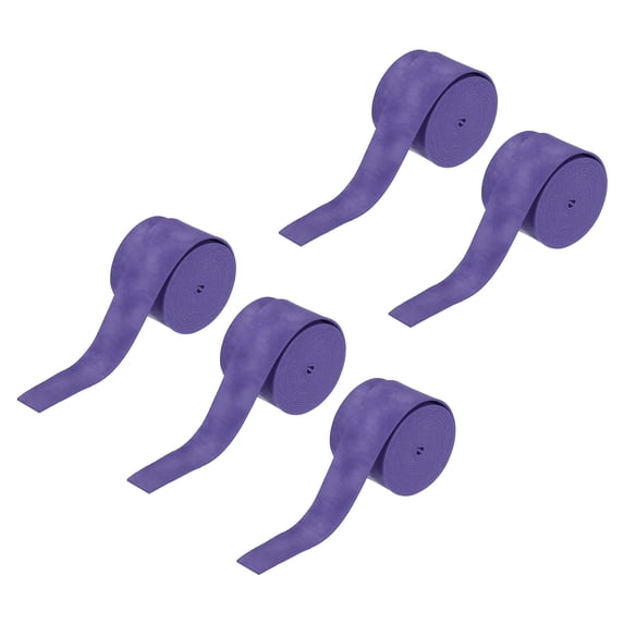 5pcs Drum Stick Tape Drumstick Grips Drumstick Wrap Anti Slip 1" Width 43" for Drum Percussion Purple