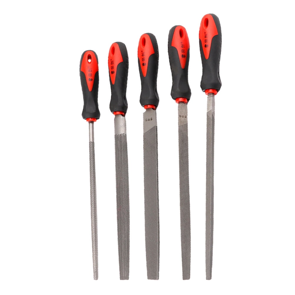 5pcs Durable Metal Rasp Files Set Wood Carving Tools Woodworking Hand