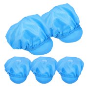 FONDOTIN 5-Pack Anti-Static Work Hats Breathable Protective Caps for Industrial and Outdoor Use