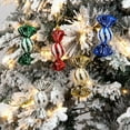 thumbnail image 1 of 5pcs Electroplated Shiny Christmas Candy Ornaments - Colored Painted Decor for Christmas Tree, Durable Material Resists Fading, Cute Candy Shape Enhances Festive Look​,C,5pcs, 1 of 6