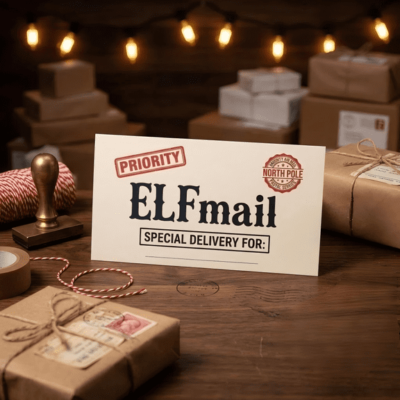 5pcs Elf Arrival Envelope Props, Christmas ELF Envelope, Personalised Elf Return Letter, Elf Stamp, Welcome Back Elf Mail