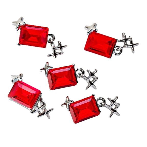 5pcs Eye catching Rectangular Nail Ornaments DIY Art Decoration Make a Statement