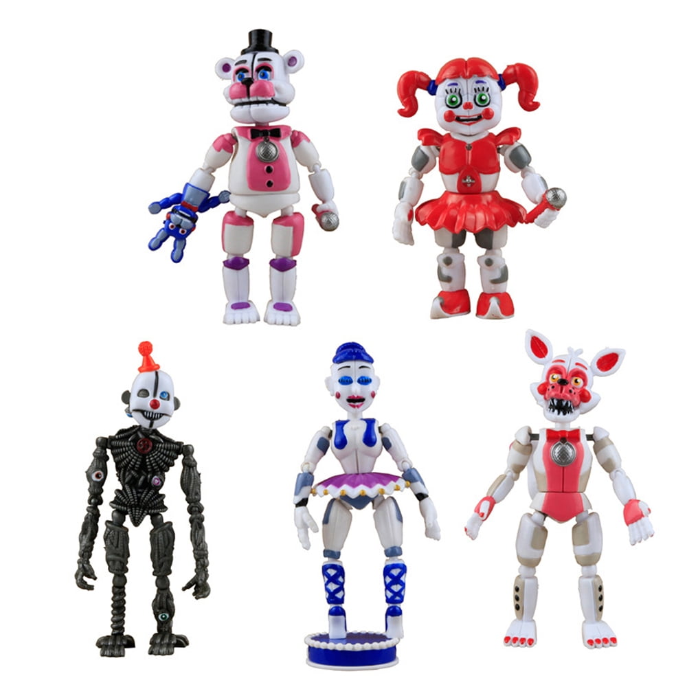 8pcs/Set Fnaf Anime Five Nights At Freddy'S Character Toy Action Figure  Kids Gift - Corre Que Ta Baratinho