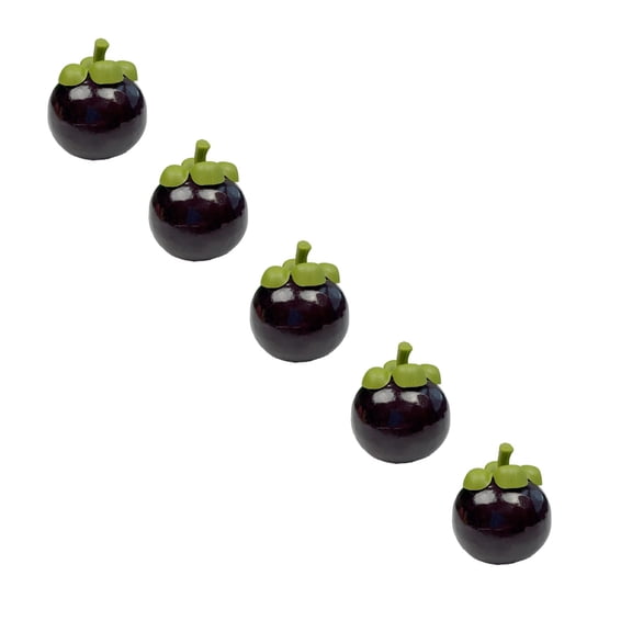 5pcs Fruits Artificial Models, Lifelike Fruit Props for Home Decoration, Teaching Aids, Photography, and Commercial Display Use