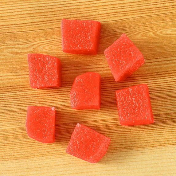 5pcs Fake Grape Clusters Artificial Fruit Models, Simulated Fruit Props, Lifelike Fake Grapes for Fruit Pie Making, Kitchen Table Decor and Home Party Ornament for Festive Display, Watermelon Red