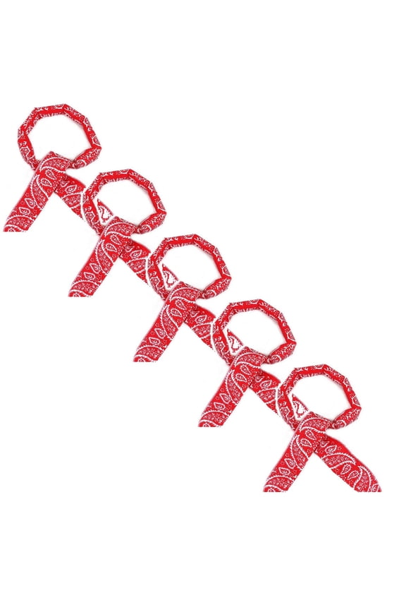 5pcs Fashion Paisley Physical Cooling Neck Cooler, Breathable Quick Absorb Ice Tube Bandana Towel for Running, Cycling & Daily Sports