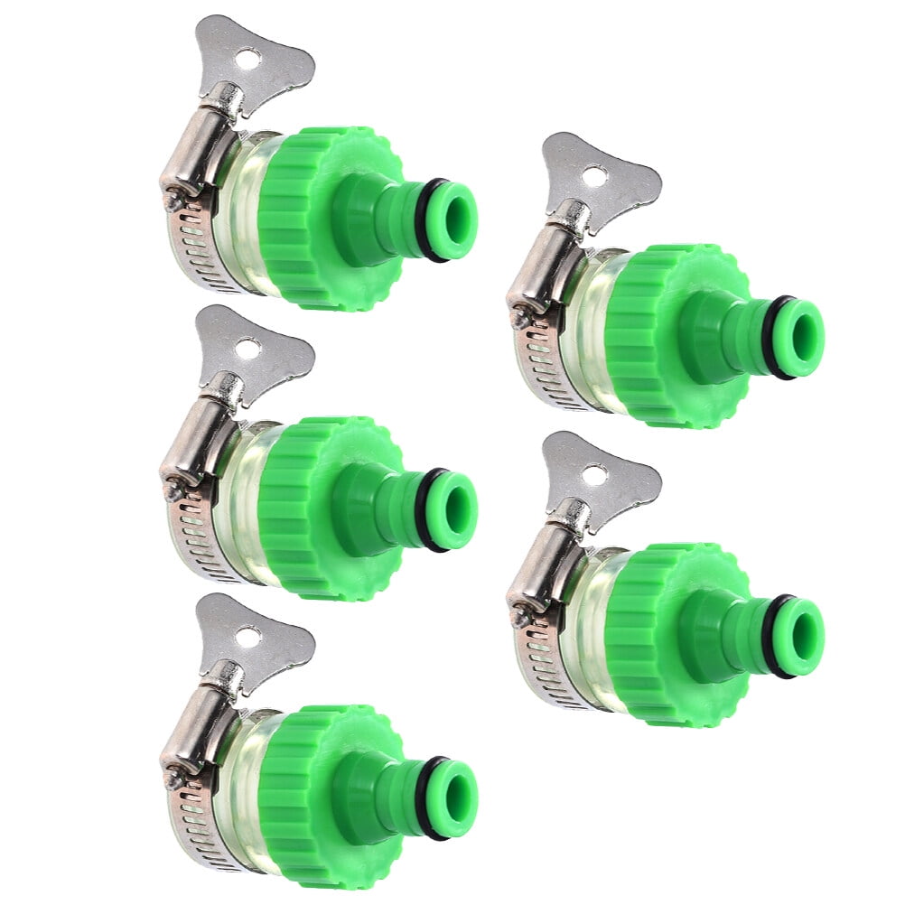 5pcs Faucet Clamps Universal Pipe Joint Worm Gear Faucet Clamps