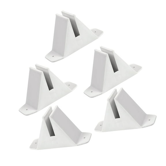 5pcs Fence Post Support Stabilizer Bracket For Garden Fence Anti-Tipping Fence Post Anchor Barrier Fence Post Base Plant Yard Fence Holder For Fence