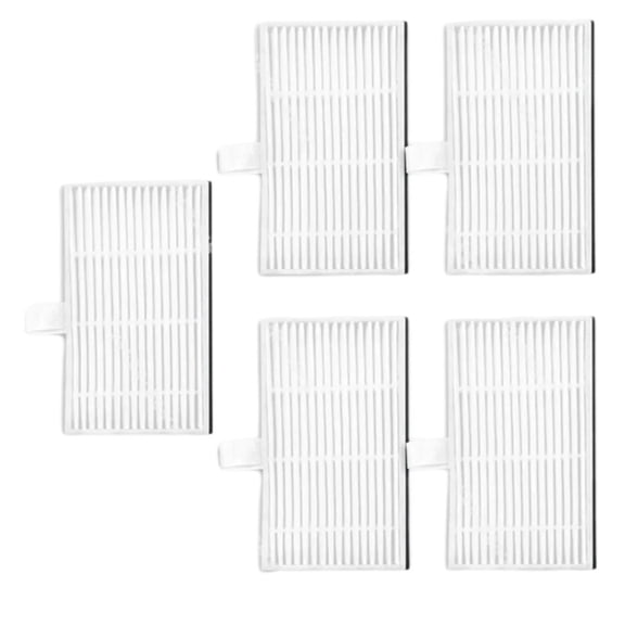 5pcs Filter Vacuum Accessories Compatible for Midea S5 Plus for Cecotec for Conga 2299 Ultra Home for X-Treme for Genesis, 0.3 Microns High Filtration Efficiency